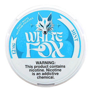 White Fox Blue Mint 12mg nicotine pouches in Canada