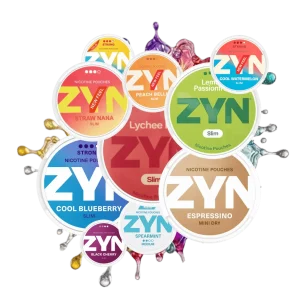 Ten ZYN nicotine pouch cans in mixed flavours for a Mix & Match 10-pack
