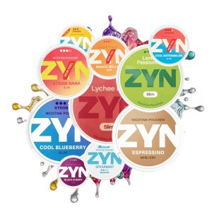 Ten ZYN nicotine pouch cans in mixed flavours for a Mix & Match 10-pack