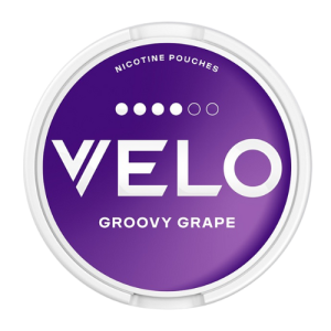 Velo Groovy Grape 12mg nicotine pouches in Canada