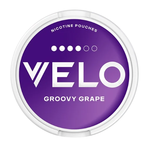Velo Groovy Grape 12mg nicotine pouches in Canada