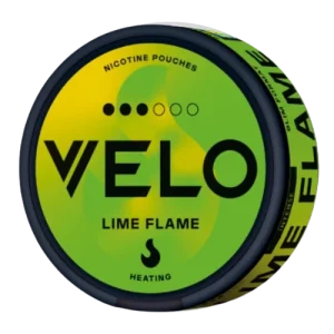 Velo Lime Flame 10mg nicotine pouches in Canada