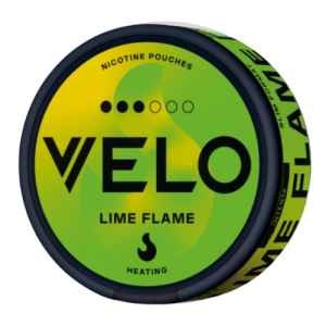 Velo Lime Flame 10mg nicotine pouches in Canada