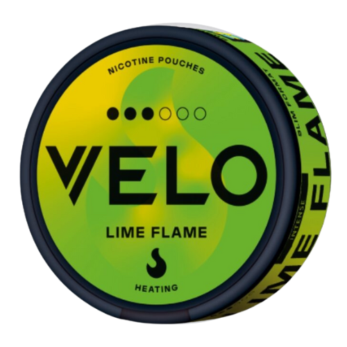 Velo Lime Flame 10mg nicotine pouches in Canada