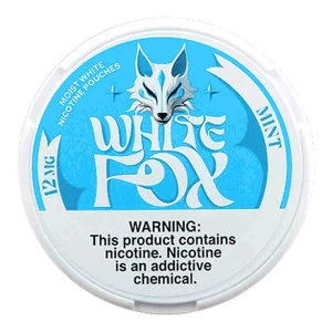 White Fox Blue Mint 12mg nicotine pouches in Canada