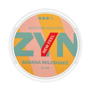 ZYN Banana Milkshake 9mg nicotine pouches in Canada