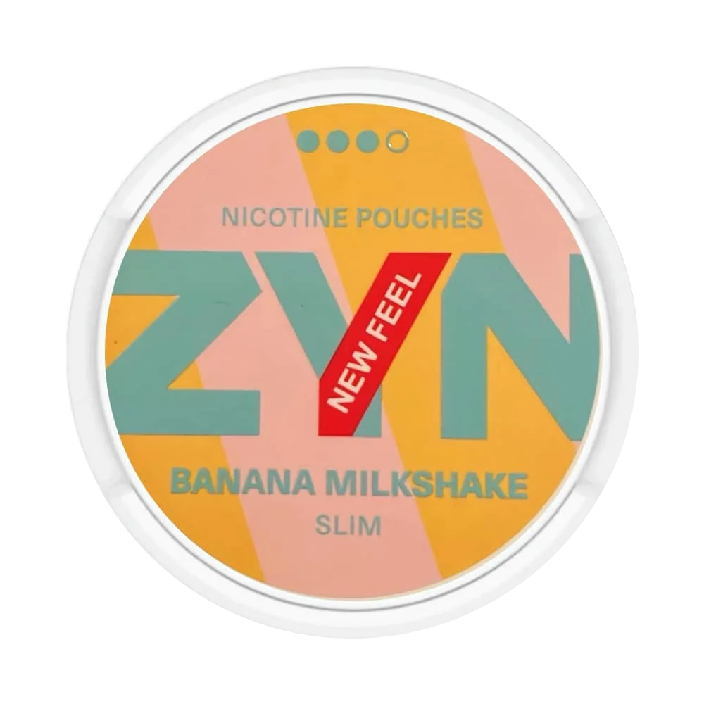 ZYN Banana Milkshake 9mg nicotine pouches in Canada