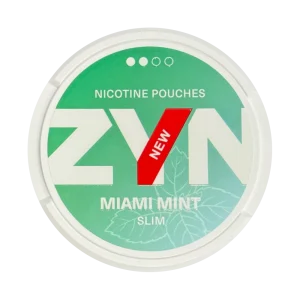 ZYN Miami Mint 11mg nicotine pouches in Canada