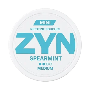 ZYN Spearmint 9mg nicotine pouches in Canada